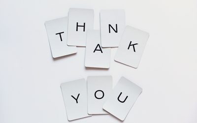 Otras formas de dar las gracias en inglés